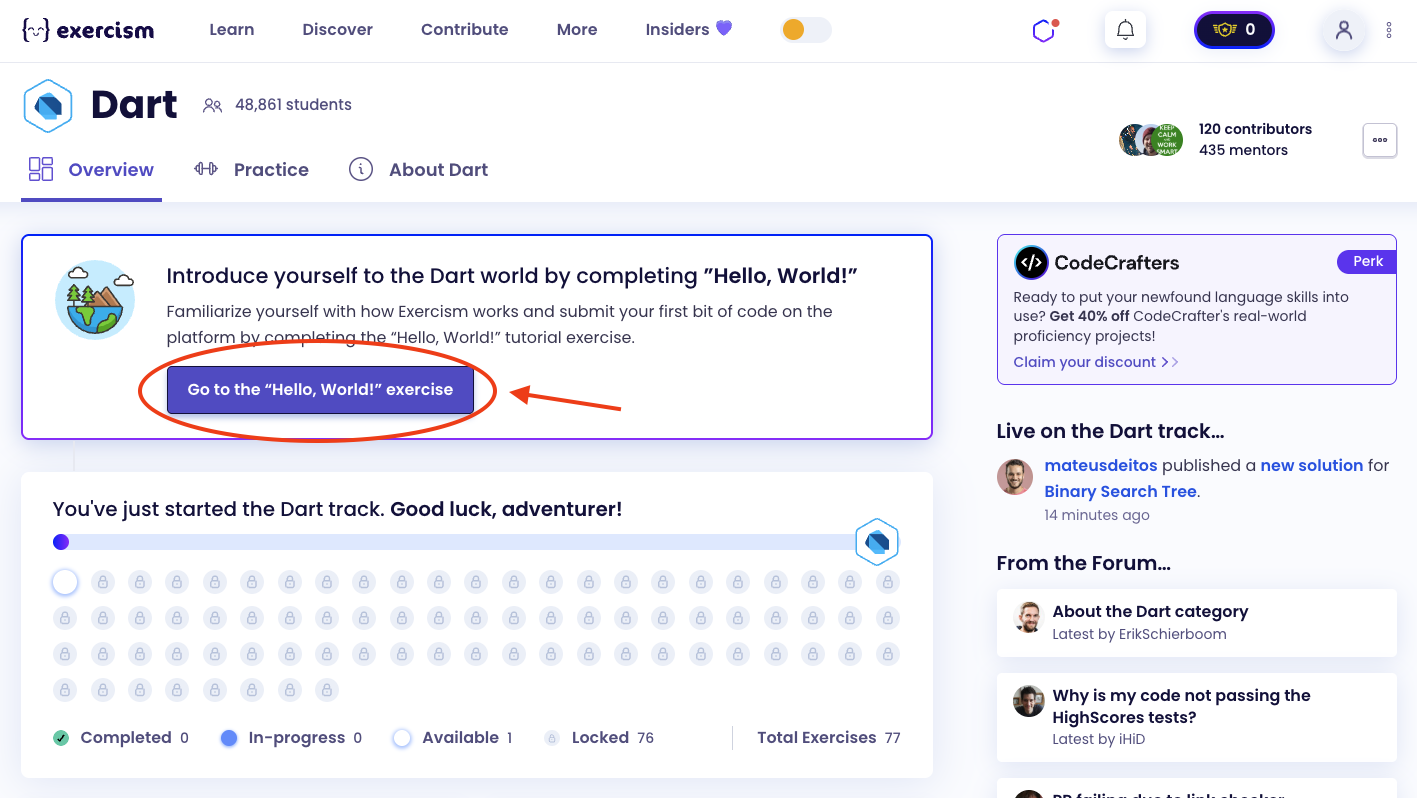 Hello World Exercise